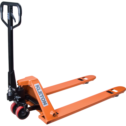 Transpalette hydraulique &agrave; profil bas, 48" lo x 27" la, Capacit&eacute; de 3300 lb Equipex