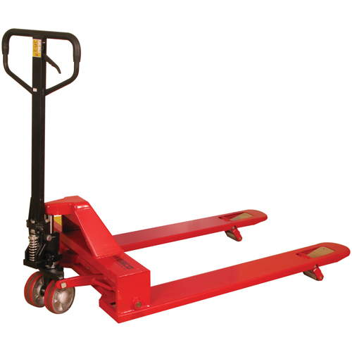 Transpalette hydraulique &agrave; 4 entr&eacute;es, 48" l x 7" la, Capacit&eacute; 4000 lb Equipex