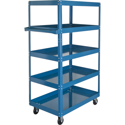 Shelf Carts , 5 Tiers, 18" W x 61" H x 30" D, 900 lbs. Capacity Equipex