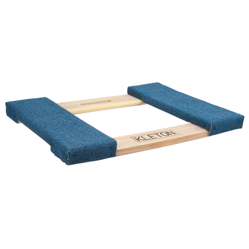 Carpeted Ends Hardwood Dolly Frame, Wood Frame, 18" W x 24" L, 900 lbs. Capacity Equipex