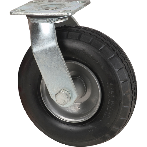 Pneumatic Casters, Swivel, 8" (203.2 mm), Pneumatic, 350 lbs. (158.8 kg.) Equipex
