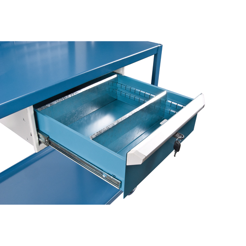 Chariots de service mobiles, 2 Tiers, 24" la x 57" h x 40" p, Capacit&eacute; 1200 lb Equipex