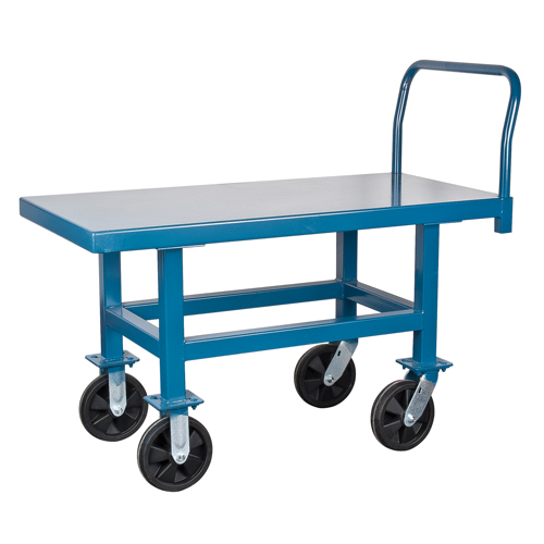 Elevated Platform Trucks, 60" L x 30" W, 2000 lbs. Capacity, Nylon Casters Equipex