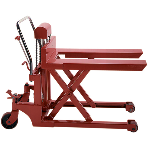 L&egrave;ve-palette &agrave; ciseaux, 44" lo x 27" la, Acier, Capacit&eacute; de 1100 lb Equipex