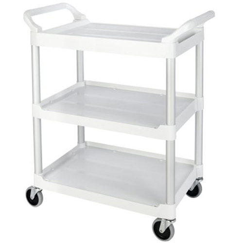 Service Utility Cart, 3 Tiers, 33" x 37" x 18", 200 lbs. Capacity Equipex