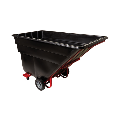 Tilt Truck, Polyethylene, 1-1/2 cu. yd., 1200 lbs. Load Capacity Equipex