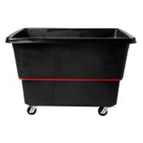 Heavy-Duty Utility Truck, Black Recycled Plastic, 59"/34-5/8" L x 34"/59-1/64" W x 42-1/16"/42-7/8" H, 27 cu. ft. Volume, 1200 lbs. Capacity Equipex