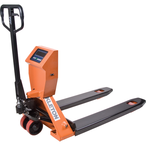 Digital Scale Pallet Truck, 44.5" L x 27" W, 4400 lbs. Cap. Equipex