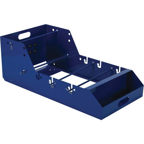 Chariot autonome pour mat&eacute;riaux bobin&eacute;s, Acier, 4 Montants, 16-1/4" la x 44-1/4" h x 22-1/4" p, Capacit&eacute; de 300 lb Equipex