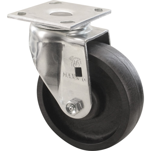 Emaxx RollX Wow Caster, Swivel, 8" (203.2 mm), Nylon, 1200 lbs. (544.3 kg.) Equipex