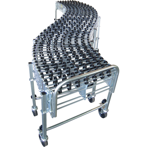 Expandable/Flexible Conveyors, 18" W x 24' 8" L, 226 lbs. per lin. ft. Capacity Equipex