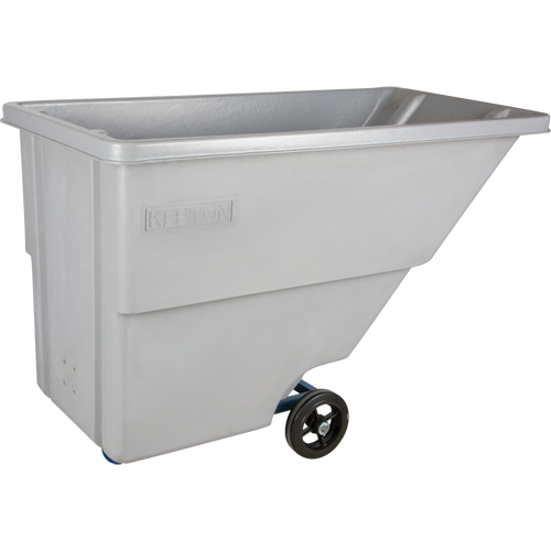 Tilt Truck, Polyethylene, 0.625 cu. yd., 500 lbs. Load Capacity Equipex