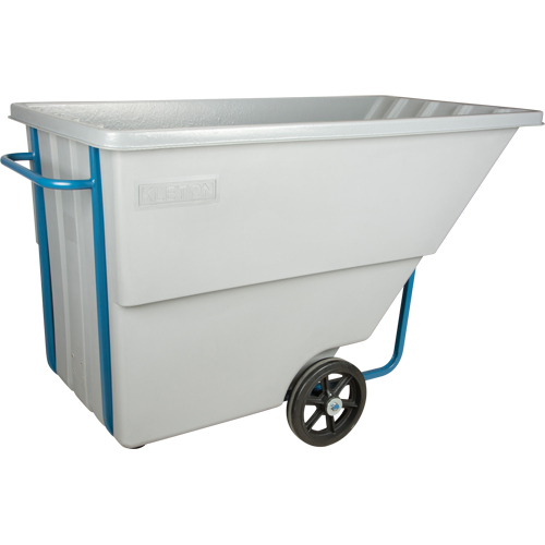 Tilt Truck, Polyethylene, 1.1 cu. yd., 1250 lbs. Load Capacity Equipex
