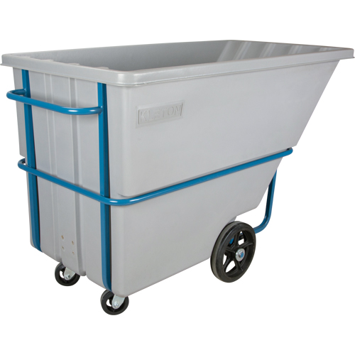 Tilt Truck, Polyethylene, 1.1 cu. yd., 2000 lbs. Load Capacity Equipex