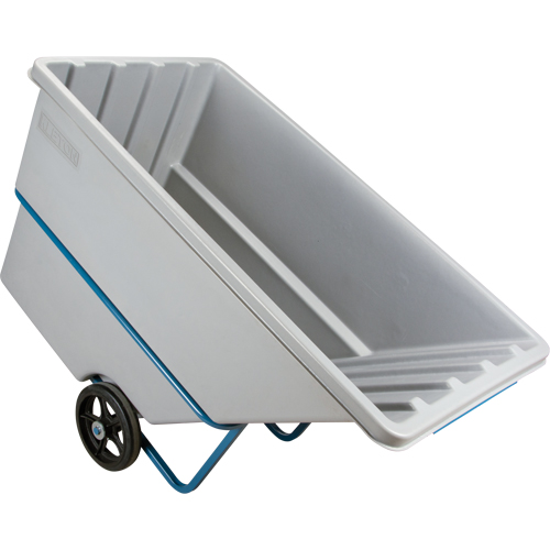 Tilt Truck, Polyethylene, 1.1 cu. yd., 2000 lbs. Load Capacity Equipex