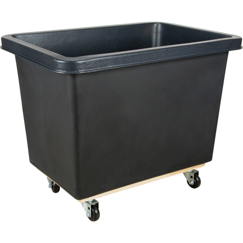 Tapered Wall Box Truck, Polyethylene, 43" L x 30" W x 33" H, 16 cu. ft. Volume, 500 lbs. Capacity Equipex