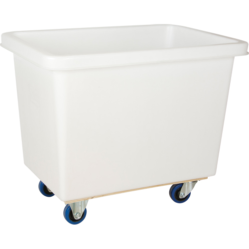 Tapered Wall Box Truck, White Polyethylene, 33" L x 20" W x 29" H, 7 cu. ft. Volume, 600 lbs. Capacity Equipex