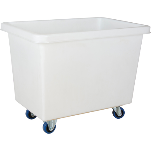 Tapered Wall Box Truck, White Polyethylene, 39" L x 27" W x 31" H, 12 cu. ft. Volume, 600 lbs. Capacity Equipex