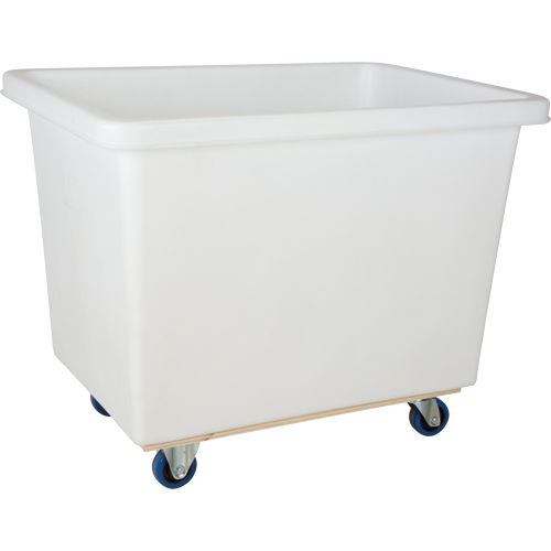 Tapered Wall Box Truck, White Polyethylene, 43" L x 30" W x 34" H, 16 cu. ft. Volume, 600 lbs. Capacity Equipex