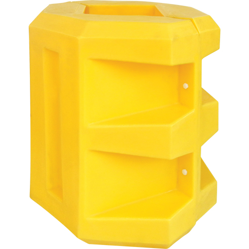 Protecteur de colonne courte, Ouverture int&eacute;rieure 6" x 6", 24" lo x 24" la x 24" h, Jaune Equipex