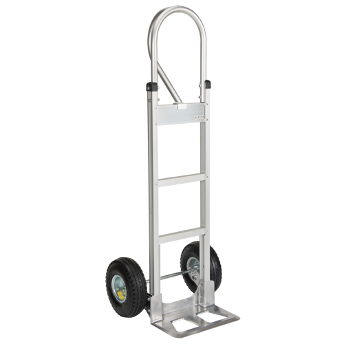 Diable d&eacute;mont&eacute;, Prise En P, Aluminium, Hauteur de 52-1/8", Capacit&eacute; 500 lb Equipex
