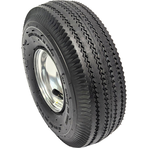 Roue pneumatique de rechange pour diable, 10" (254 mm), Capacit&eacute; de 350 lb Equipex