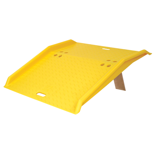 Rampe de quai de chargement portable en poly pour diable, Capacit&eacute; de charge 750 lb, 36" lo x 35" la x 5" h Equipex