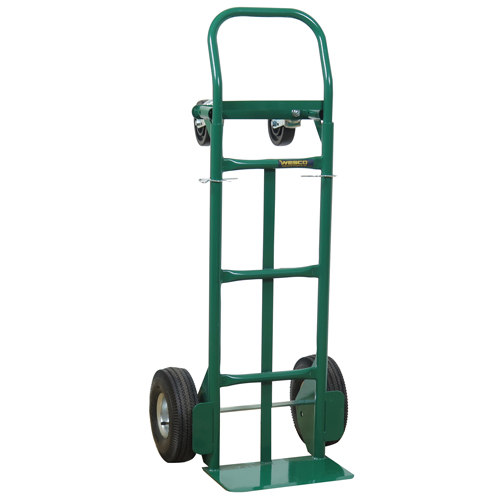 Greenline Economical Convertible Hand Truck - 656-21-PE , Steel, 600 lbs. Capacity Equipex