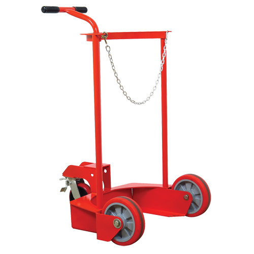 Grand chariot LCC pour bouteille de gaz liquide, Roues Polyur&eacute;thane, Base de 20" la x 20" p, 1000 lb Equipex