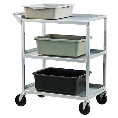 Utility Cart, 3 Tiers, 18-1/2" W x 39" H x 32-1/2" D, 350 lbs. Capacity Equipex