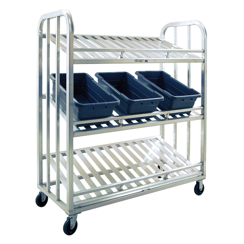 Picking Cart, 3 Tiers, 59" W x 67-1/2" H x 26" D, 1000 lbs. Capacity Equipex