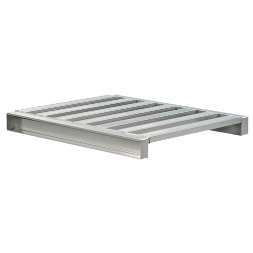 Palette &agrave; canaux en aluminium 2 c&ocirc;t&eacute;s Equipex