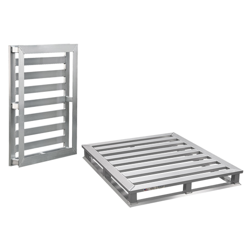 Aluminum 4-Way Tube Frame Pallet Equipex