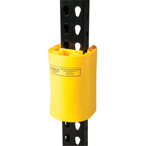 Polyethylene Rack Guard, 5" W x 6" L x 8" H, Yellow Equipex