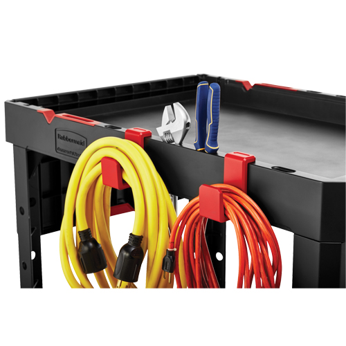 Heavy-Duty Adaptable Utility Cart, 2 Tiers, 17-3/4" x 36" x 46-1/5", 500 lbs. Capacity Equipex