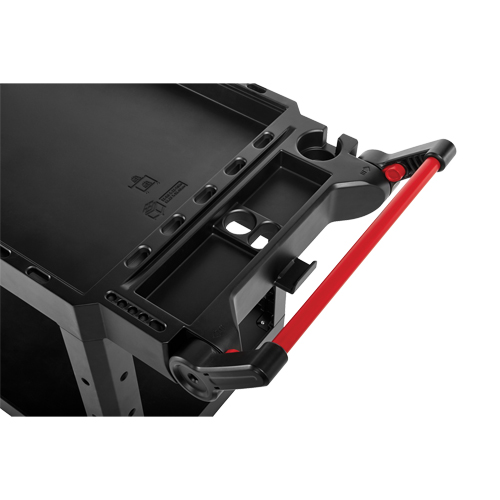 Heavy-Duty Adaptable Utility Cart, 2 Tiers, 17-3/4" x 36" x 46-1/5", 500 lbs. Capacity Equipex