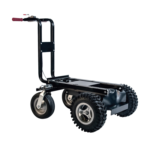 Chariot &agrave; bascule motoris&eacute;, Capacit&eacute; 6 cu.ft., 40" h x 25" la x 56" p Equipex