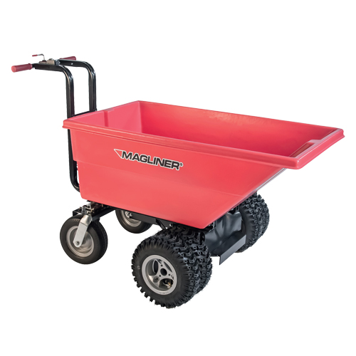 Chariot &agrave; bascule motoris&eacute;, Capacit&eacute; 6 cu.ft., 40" h x 33-1/2" la x 56" p Equipex