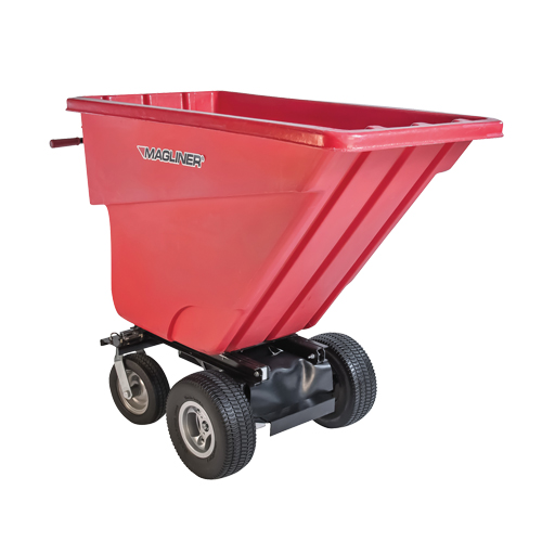 Chariot &agrave; bascule motoris&eacute;, Capacit&eacute; 13.5 cu.ft., 45" h x 27" la x 68" p Equipex