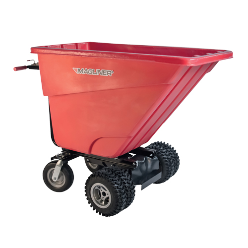 Motorized Tilt Truck, 13,5 pi³ Capacity, 45" H x 33-1/2" W x 68" D Equipex
