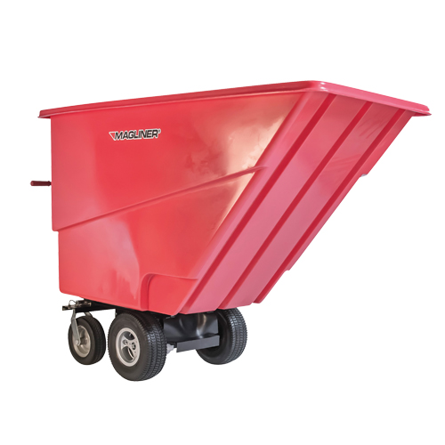 Chariot &agrave; bascule motoris&eacute;, Capacit&eacute; 27 cu. ft., 51" h x 81" la x 33" p Equipex
