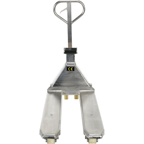 Scale Pallet Truck, 45.69" L x 21.875" W, 5000 lbs. Cap. Equipex