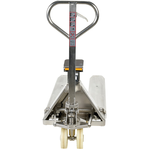 Scale Pallet Truck, 45.69" L x 21.875" W, 5000 lbs. Cap. Equipex