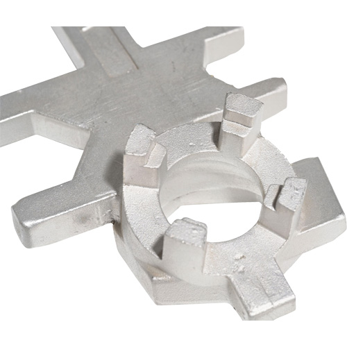 Cl&eacute; pour baril, Ouverture de 3/4"/2", Poign&eacute;e 9-1/2", Acier inoxydable Equipex