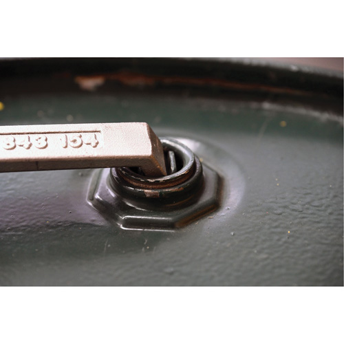 Cl&eacute; pour baril, Ouverture de 3/4"/2", Poign&eacute;e 9-1/2", Acier inoxydable Equipex