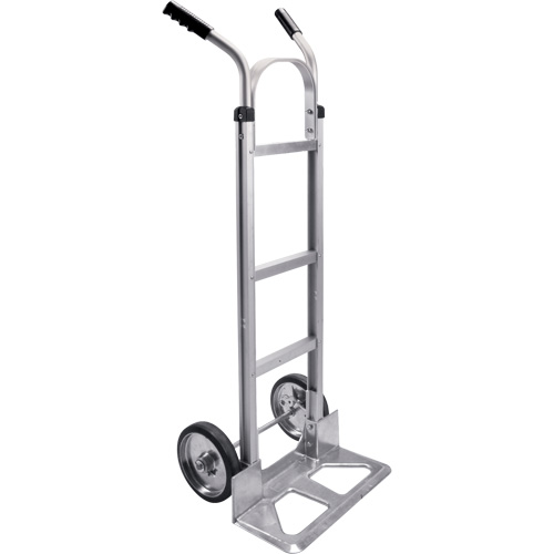 Knocked Down Hand Truck, Dual Handle, Aluminum, 50-5/8" Height, 500 lbs. Capacity Equipex