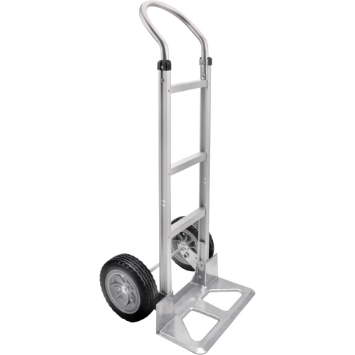 Knocked Down Hand Truck, Continuous Handle, Aluminum, 49-5/8" Height, 500 lbs. Capacity Equipex