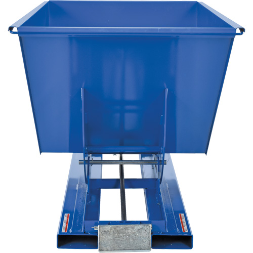 Conteneur autobasculeur, Acier, 1 vg³, Bleu Equipex