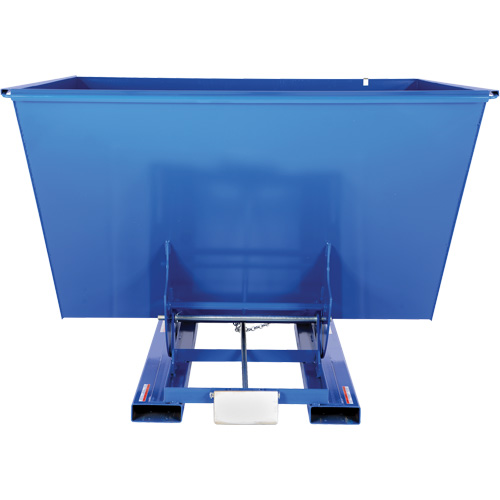 Conteneur autobasculeur, Acier, 2-1/2 vg³, Bleu Equipex