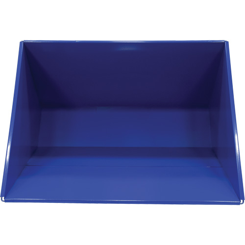 Conteneur autobasculeur, Acier, 3 vg³, Bleu Equipex